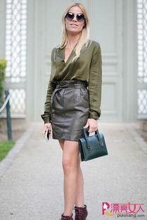 2017明星皮裙搭配,2017年度明星皮裙搭配风尚大盘点